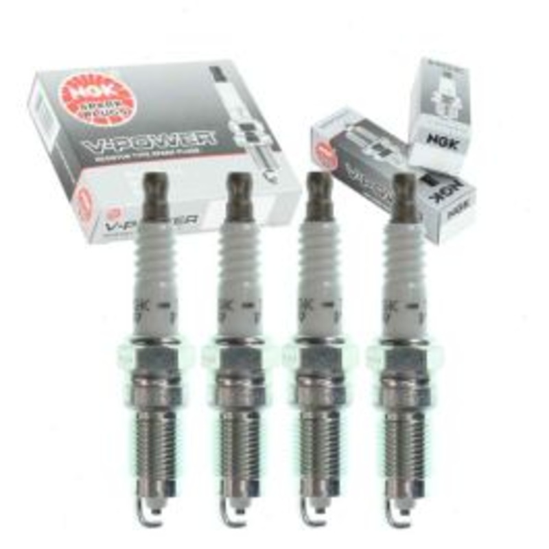 4 pc NGK V-Power 2683 TR55-1 Spark Plugs