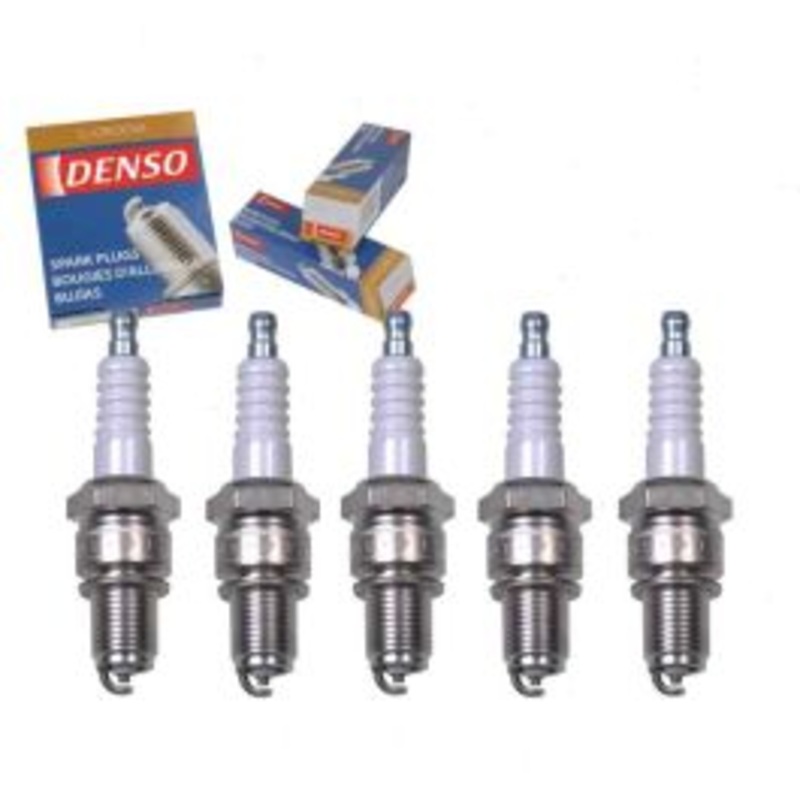 5 pc DENSO Standard U-Groove Spark Plugs for 1991-1992 Audi 80 2.3L L5