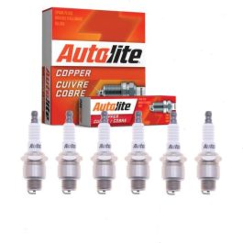 6 pc Autolite Copper Core Spark Plugs for 1951-1956 Hudson Hornet 5.0L L6
