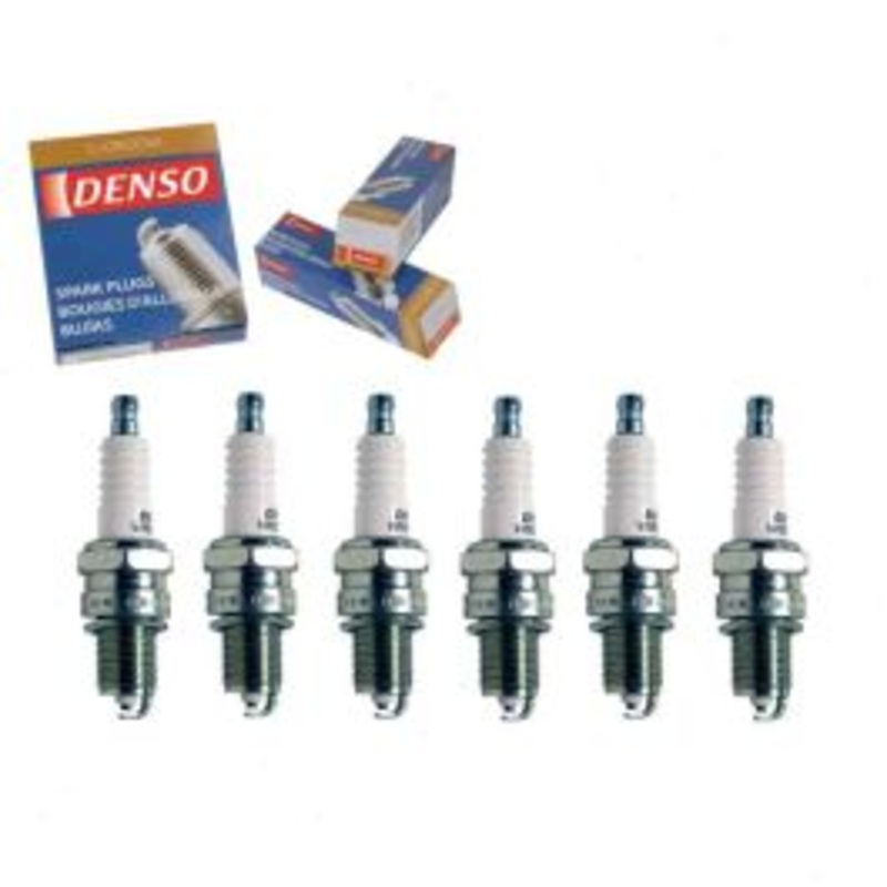 6 pc DENSO Standard U-Groove Spark Plugs for 1968 Pontiac Safari 4.1L L6