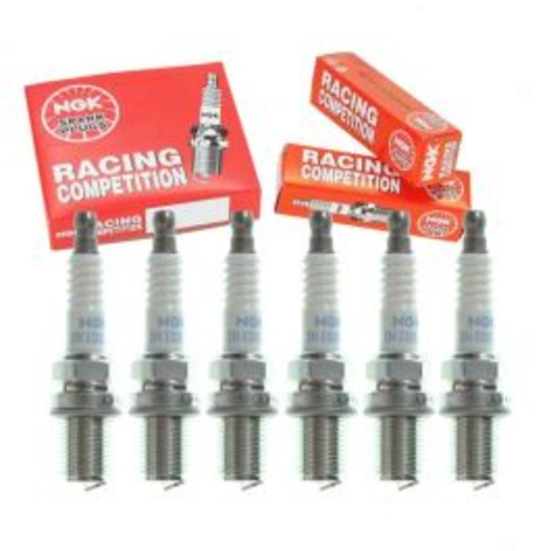6 pc NGK Racing 4894 R7434-10 Spark Plugs