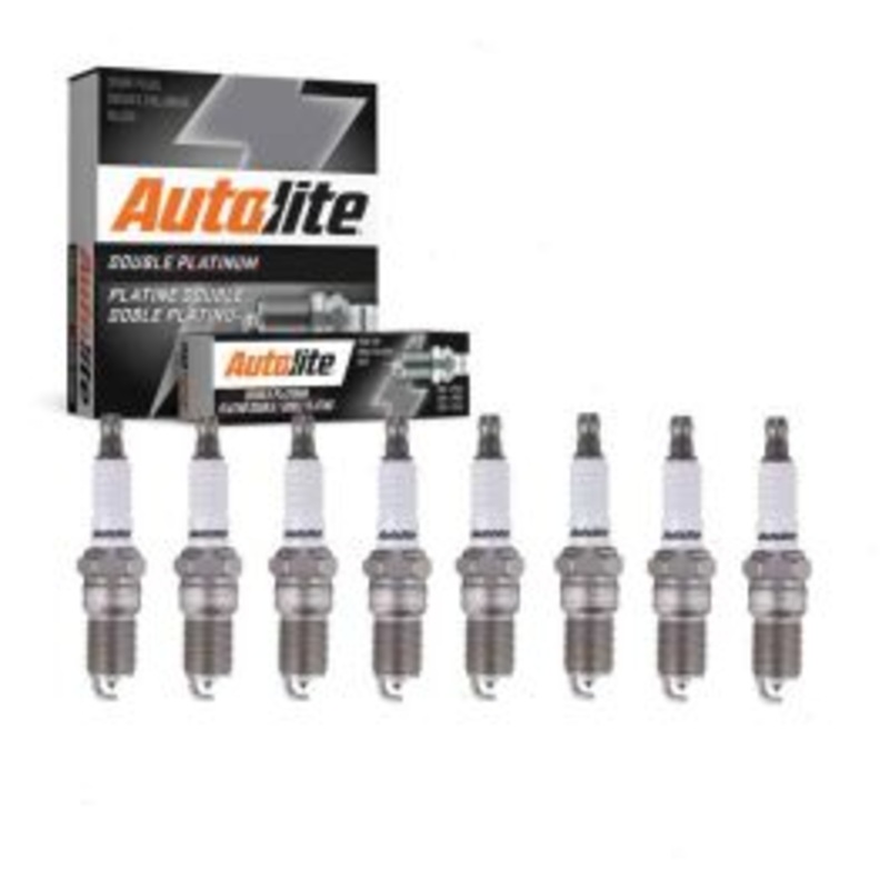 8 pc Autolite Double Platinum Spark Plug for 1982-1996 Cadillac Seville 4.1L