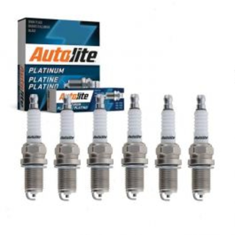 6 pc Autolite Platinum Spark Plug for 1987-1990 Jeep Cherokee 4.0L L6