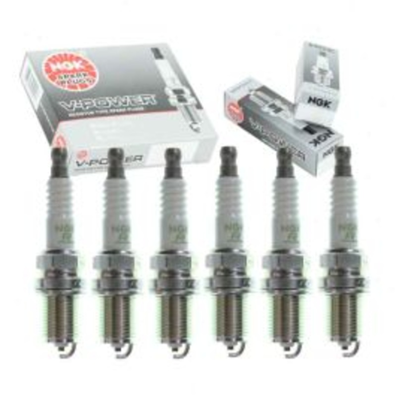 6 pc NGK V-Power Spark Plugs for 1996-2000 Nissan Pathfinder 3.3L V6