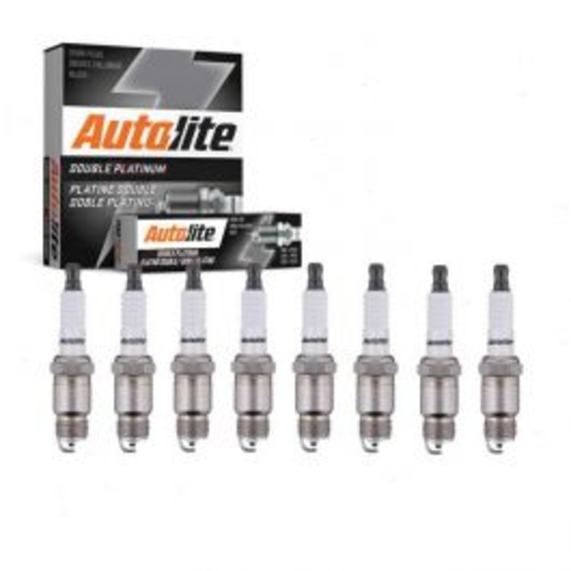 8 pc Autolite Double Platinum Spark Plug for 1986 Pontiac Grand Prix 5.0L V8
