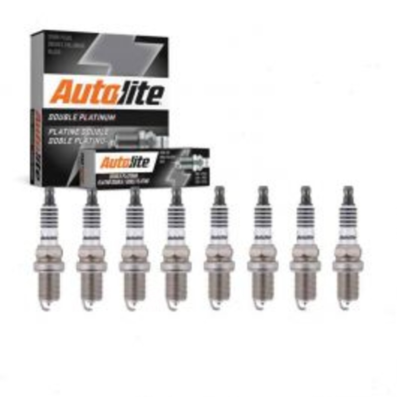 8 pc Autolite Double Platinum Spark Plug for 2012 Aston Martin V8 Vantage