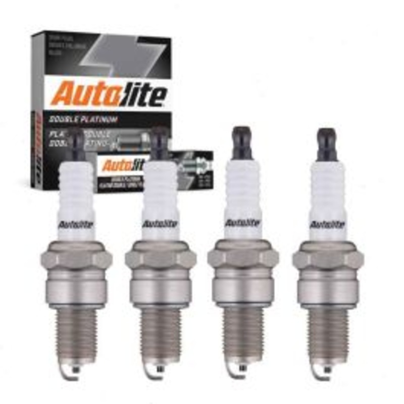 4 pc Autolite Double Platinum Spark Plug for 1959-1968 Ford Anglia 1.0L 1.2L