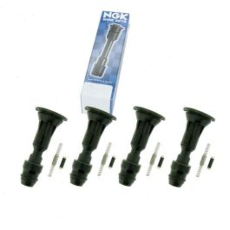 4 pc NGK Ignition Coil Boots for 2010-2017 Chevrolet Equinox 2.4L L4