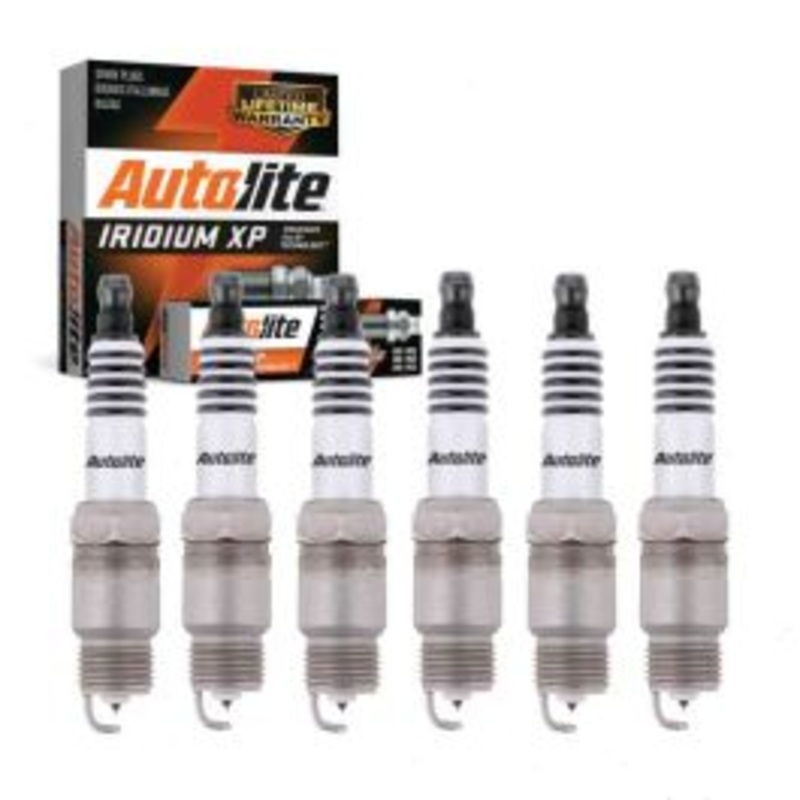 6 pc Autolite Iridium XP Spark Plug for 1987 Chevrolet R10 4.3L V6