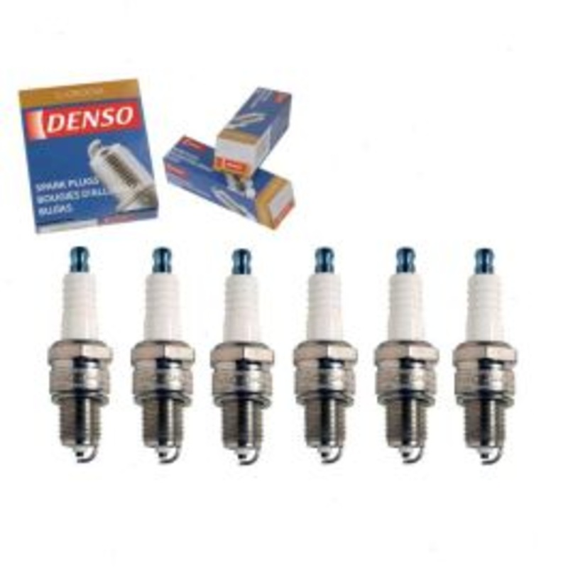 6 pc DENSO Standard U-Groove Spark Plugs for 1970-1973 Nissan 240Z 2.4L L6