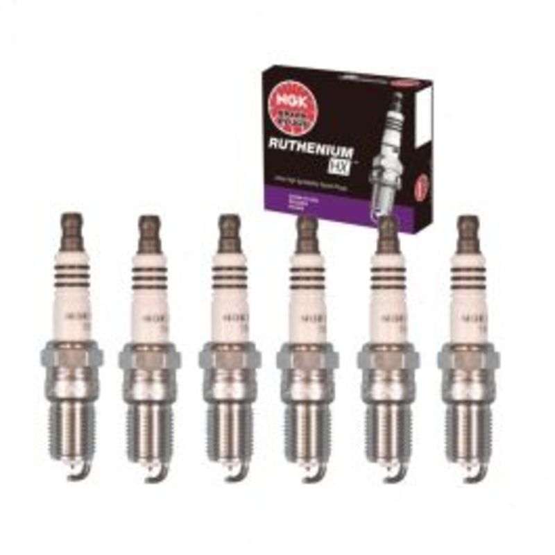 6 pc NGK Ruthenium HX Spark Plugs for 2000-2005 Ford Taurus 3.0L V6