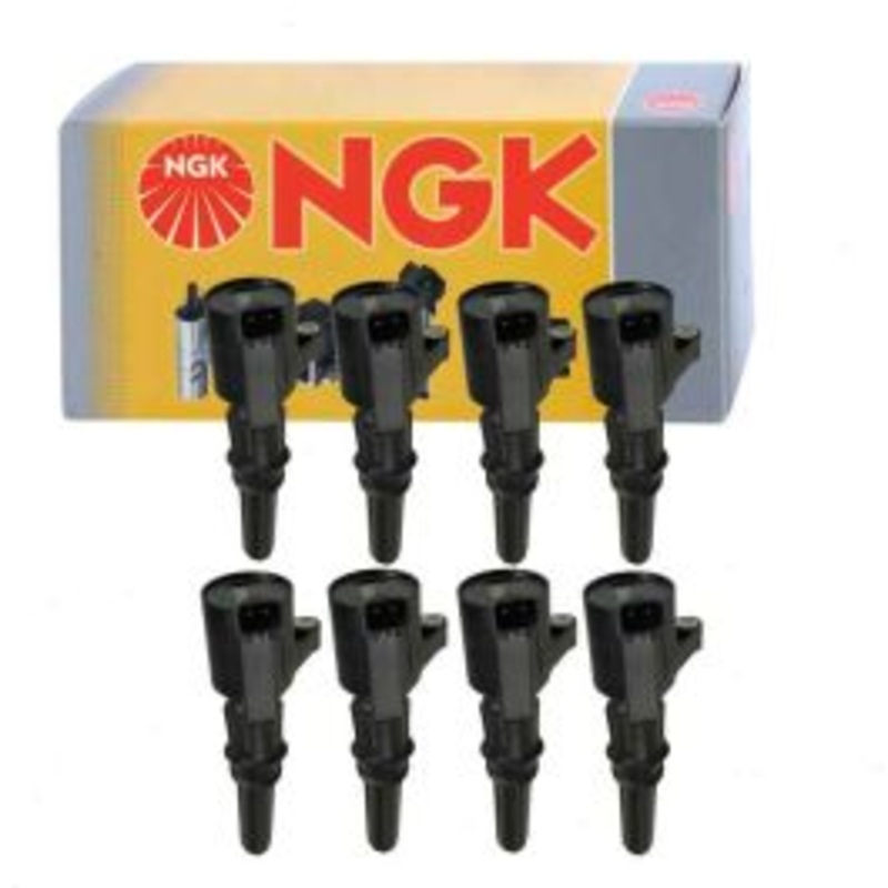 8 pc NGK Ignition Coils for 1997-2010 Ford F-150 4.6L 5.4L V8