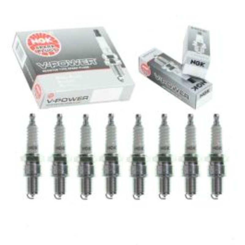 8 pc NGK V-Power Spark Plugs for 1971-1983 Bentley Corniche 6.8L V8