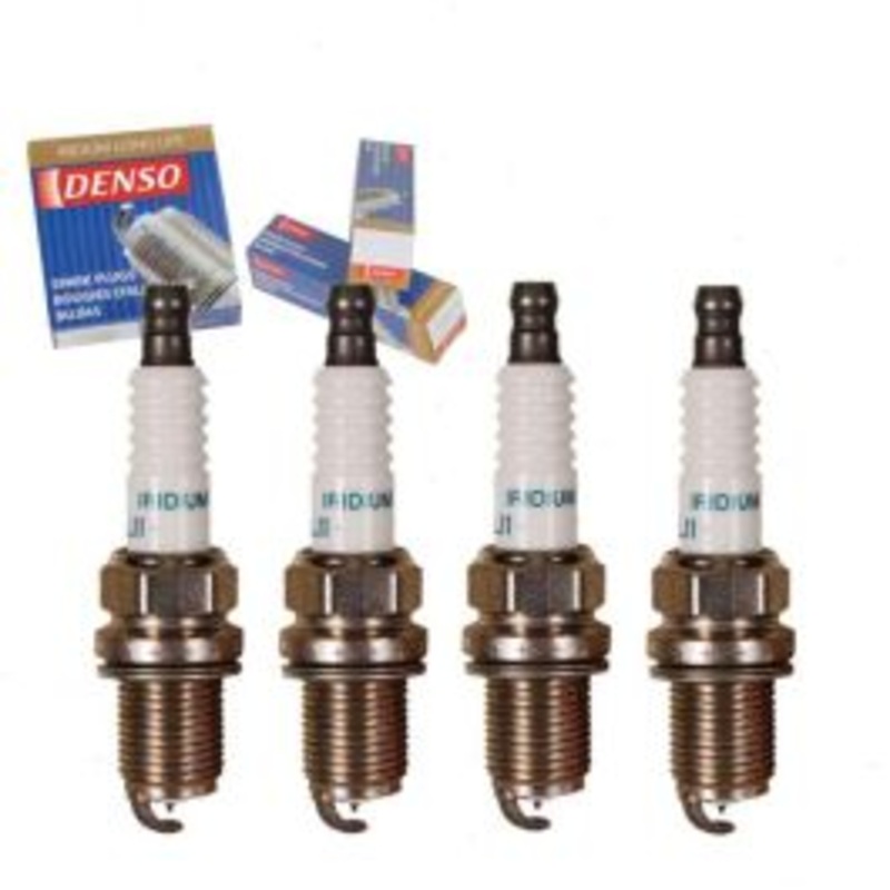 4 pc DENSO Iridium Long Life Spark Plugs for 1993-1995 Hyundai Scoupe 1.5L L4