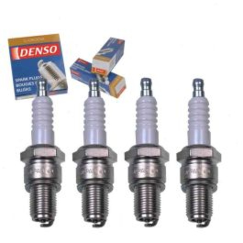 4 pc DENSO Standard U-Groove Spark Plugs for 1954-1956 MG ZA 1.5L L4