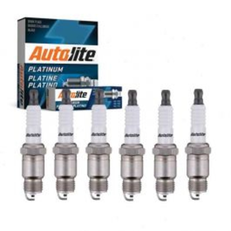 6 pc Autolite Platinum Spark Plug for 1987 Pontiac Grand Prix 4.3L V6