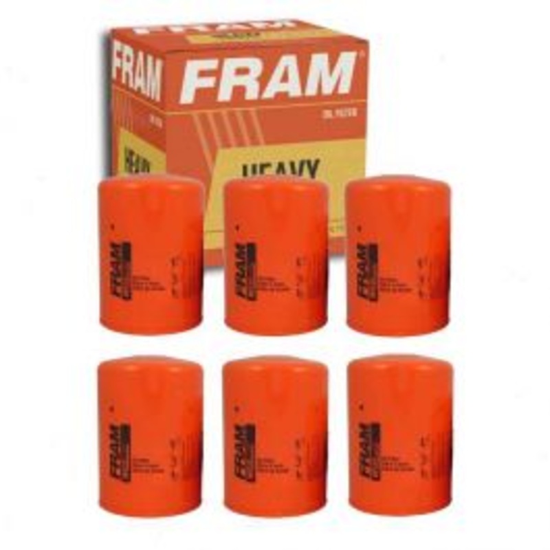 6 pc FRAM Heavy Duty PH2821A Engine Oil Filters