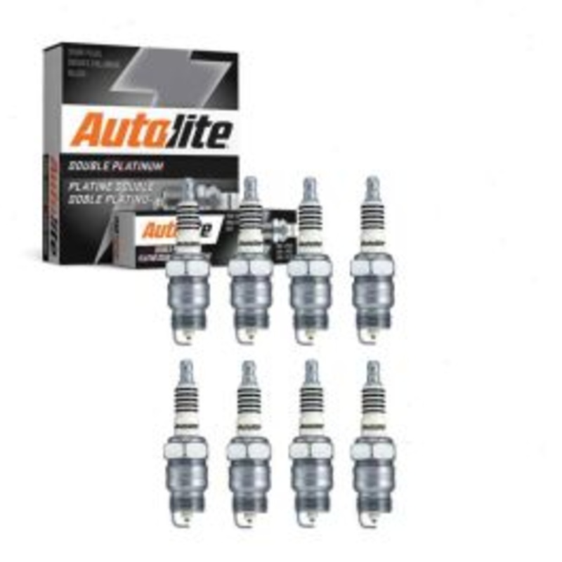 8 pc Autolite Double Platinum Spark Plug for 1958-1974 Mercury Monterey 4.8L