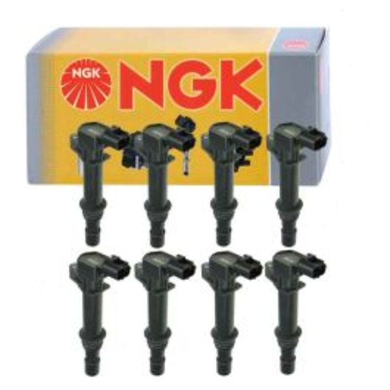 8 pc NGK Ignition Coils for 2006-2007 Mitsubishi Raider 4.7L V8