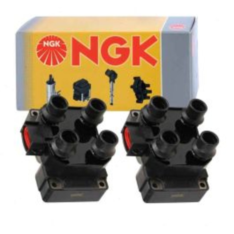 2 pc NGK Ignition Coils for 1994-1997 Mazda B2300 2.3L L4