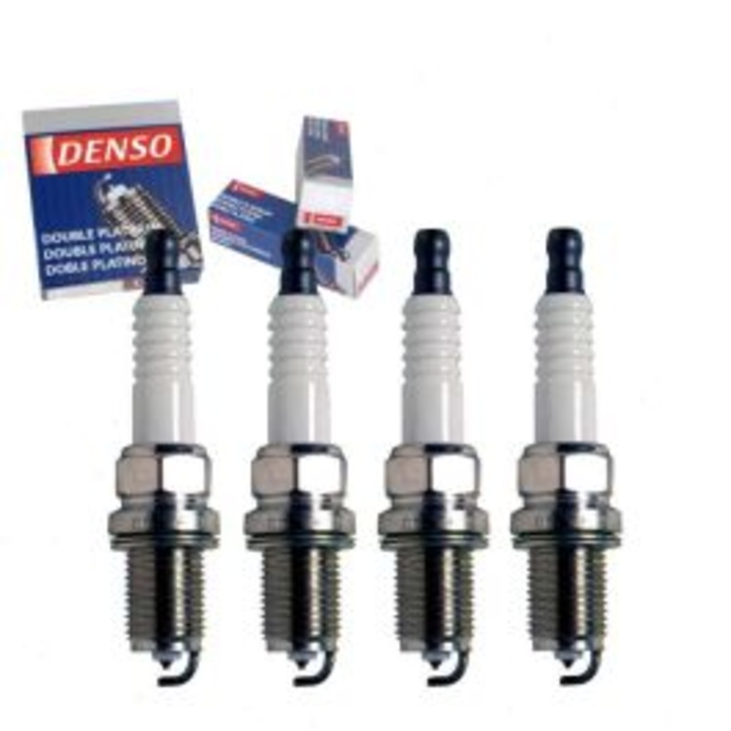 4 pc DENSO Double Platinum Spark Plugs for 1995-1998 Nissan 200SX 1.6L 2.0L L4