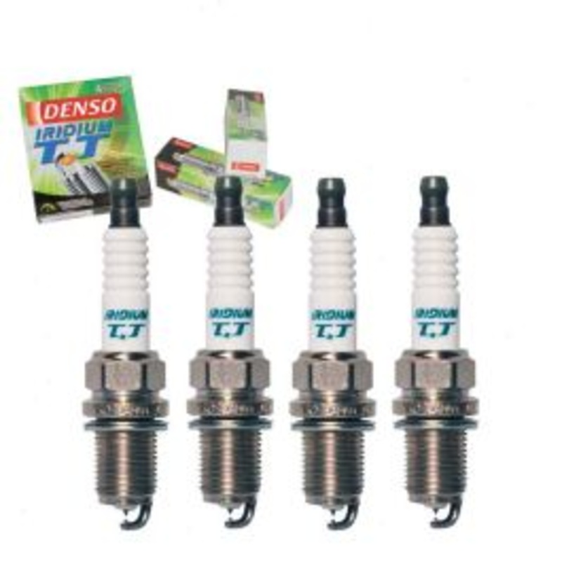 4 pc DENSO Iridium TT Spark Plugs for 1988-1991 Honda CRX 1.5L 1.6L L4