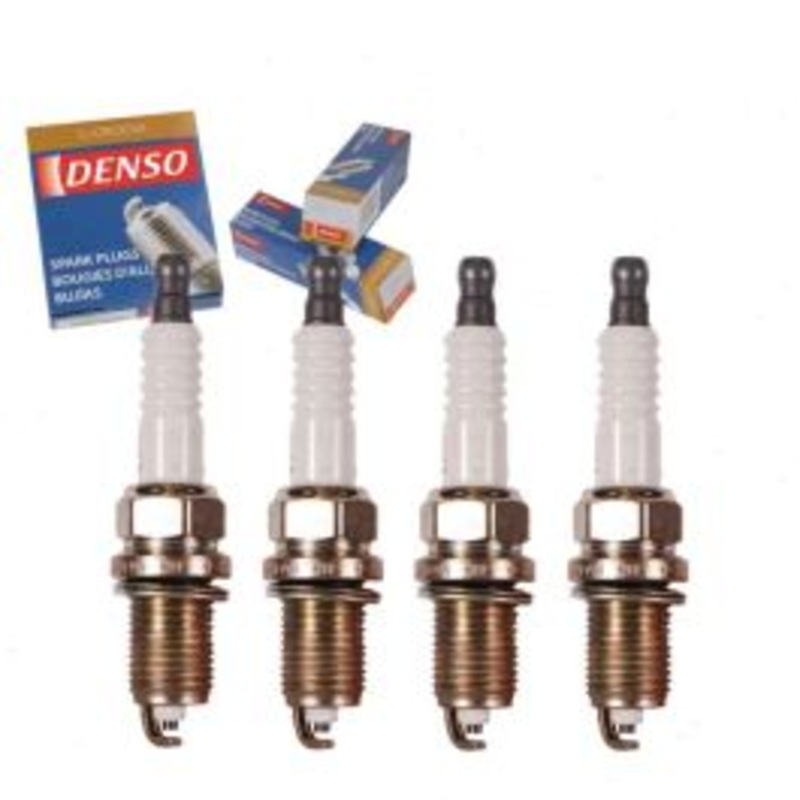 4 pc DENSO Standard U-Groove Spark Plugs for 2000 Toyota Echo 1.5L L4