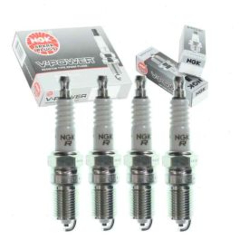 4 pc NGK V-Power Spark Plugs for 1976-1984 Mercury Capri 2.3L L4