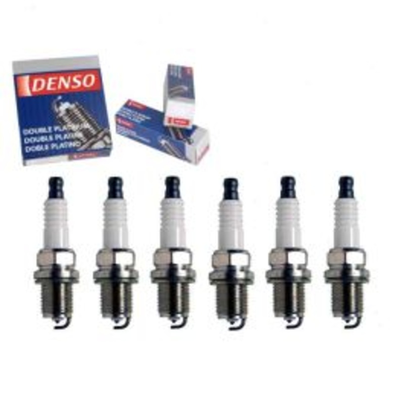 6 pc DENSO Double Platinum Spark Plugs for 2005-2009 Hyundai Tucson 2.7L V6