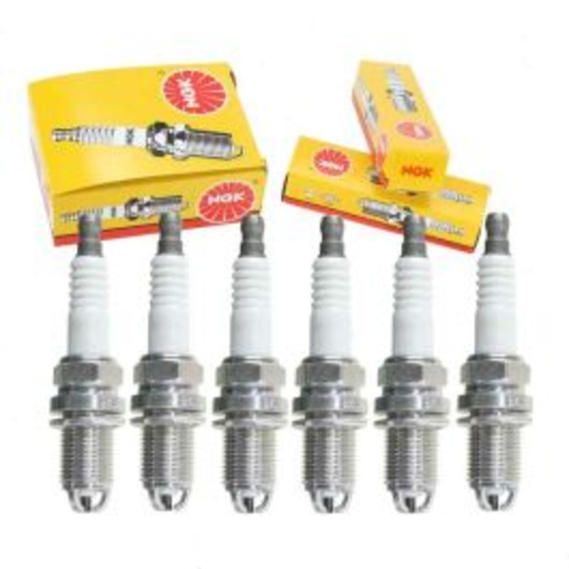 6 pc NGK Standard Spark Plugs for 1993-1995 Audi 90 2.8L V6