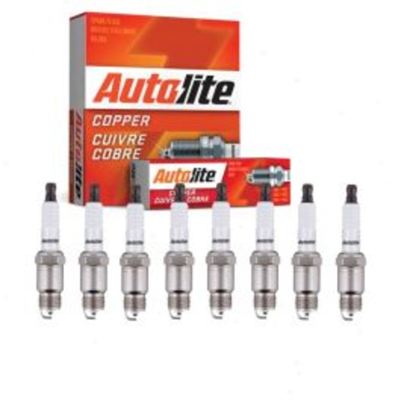 8 pc Autolite Copper Core Spark Plugs for 1971-1974 Checker Taxicab 5.7L V8