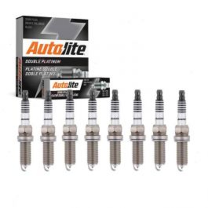 8 pc Autolite Double Platinum Spark Plug for 2017-2019 Nissan NV2500 5.6L V8