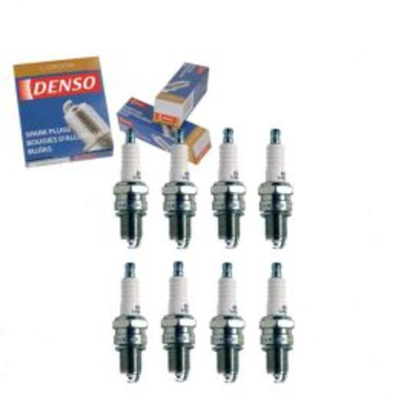 8 pc DENSO Standard U-Groove Spark Plugs for 1956-1957 Plymouth Plaza 4.5L V8