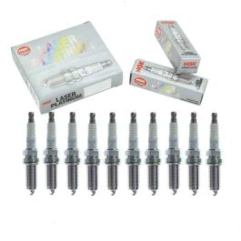 10 pc NGK Laser Platinum 7654 PLFR6A-11 Spark Plugs
