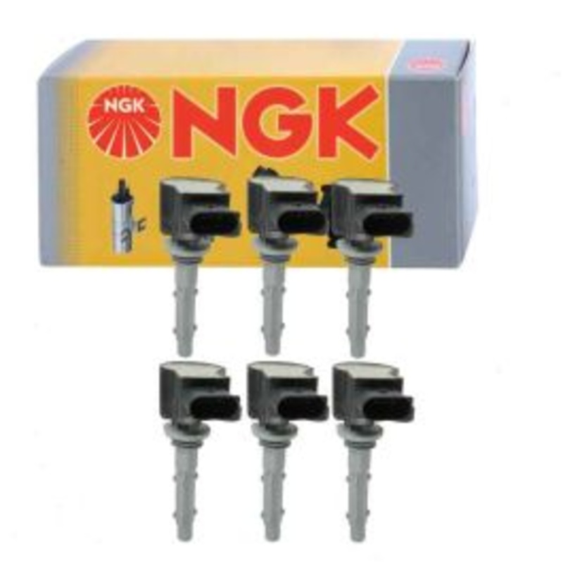 6 pc NGK Ignition Coils for 2010-2014 Mercedes-Benz GLK350 3.5L V6