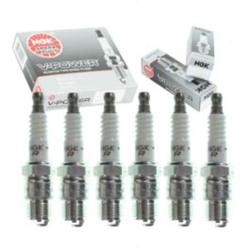 6 pc NGK V-Power Spark Plugs for 1975-1978 GMC C25 4.1L 4.8L L6