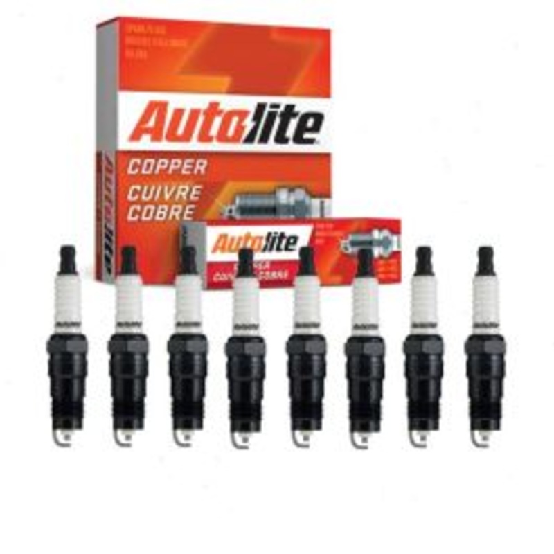 8 pc Autolite Copper Core Spark Plugs for 1986-1988 Ford Thunderbird 5.0L V8