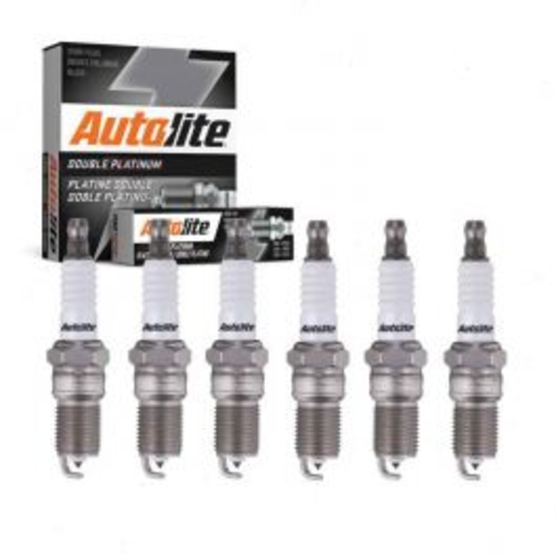 6 pc Autolite Double Platinum Spark Plug for 2007-2008 Saturn Aura 3.5L V6