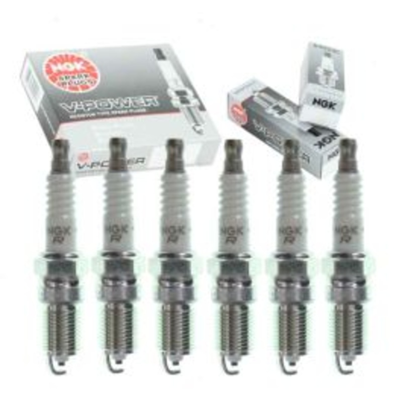 6 pc NGK V-Power Spark Plugs for 2001-2005 Pontiac Aztek 3.4L V6