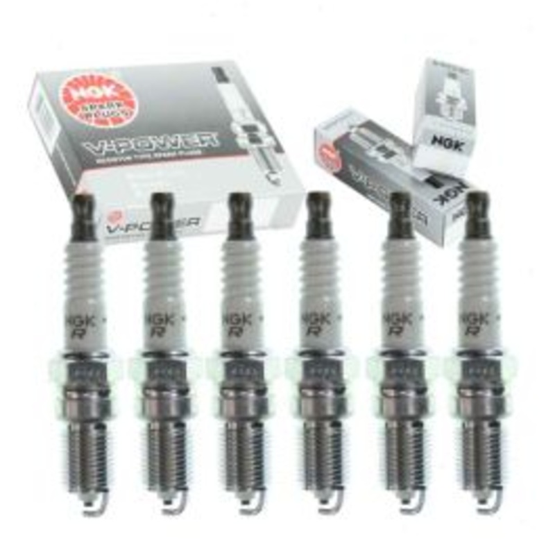 6 pc NGK V-Power Spark Plugs for 2005-2006 Jaguar S-Type 3.0L V6