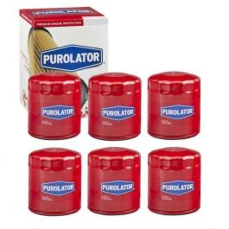 6 pc Purolator L10241 Engine Oil Filters