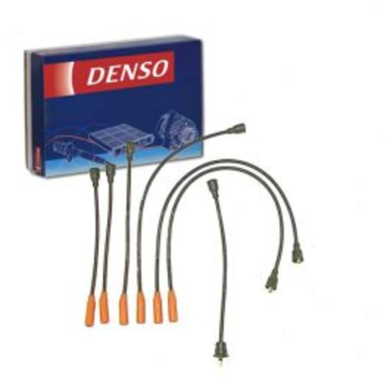 DENSO Spark Plug Wire Set for 1968-1972 Ford Custom 500 3.9L L6