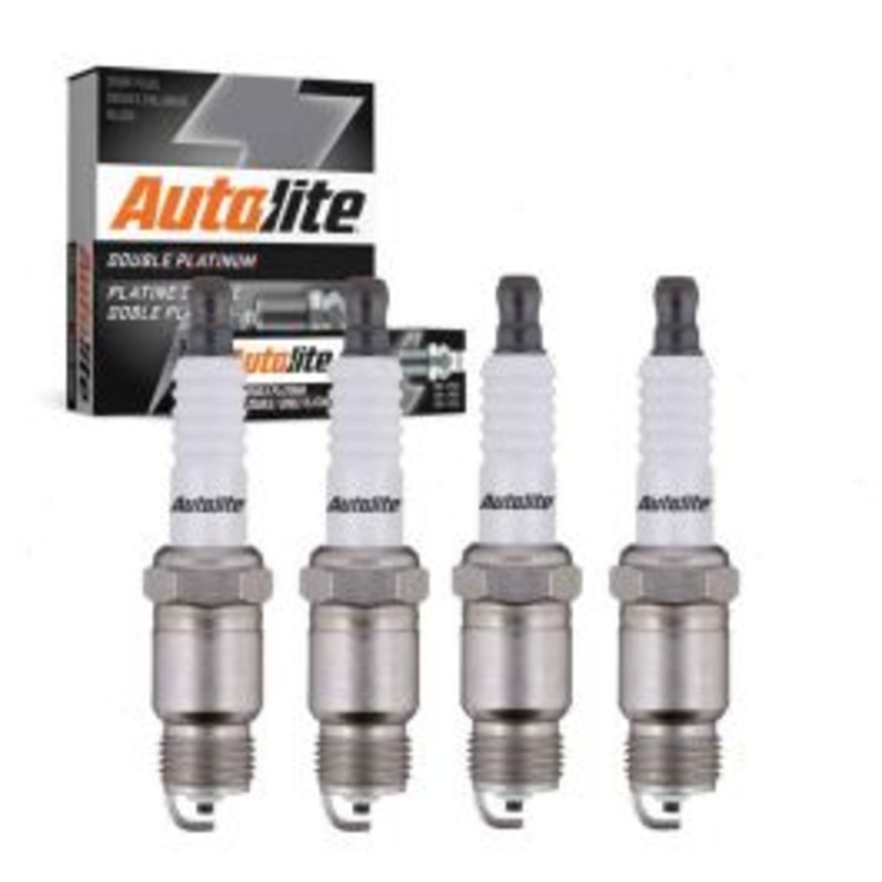 4 pc Autolite Double Platinum Spark Plug for 1976-1980 Pontiac Acadian 1.4L