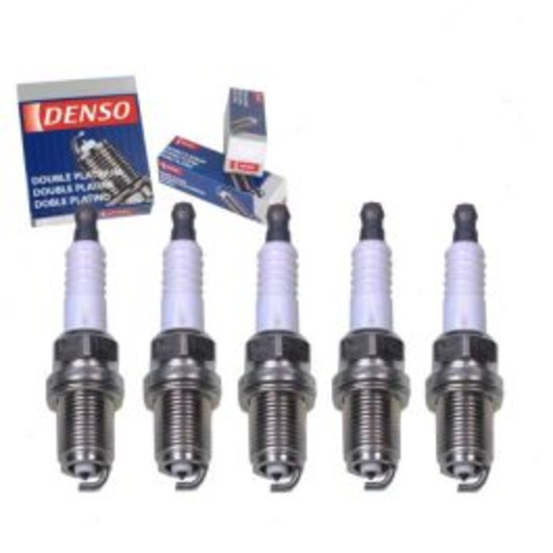 5 pc DENSO Double Platinum Spark Plugs for 1992-1994 Audi S4 2.2L L5