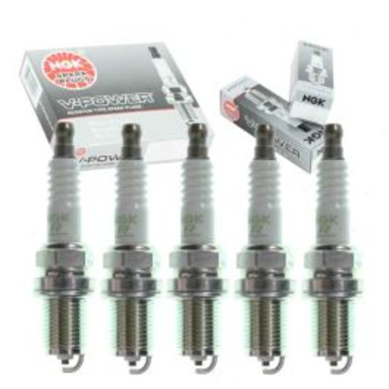 5 pc NGK V-Power Spark Plugs for 1990-1991 Audi Coupe Quattro 2.3L L5