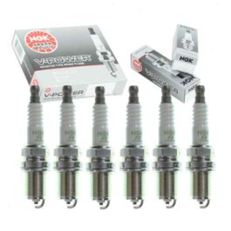 6 pc NGK V-Power Spark Plugs for 1999-2004 Nissan Frontier 3.3L V6