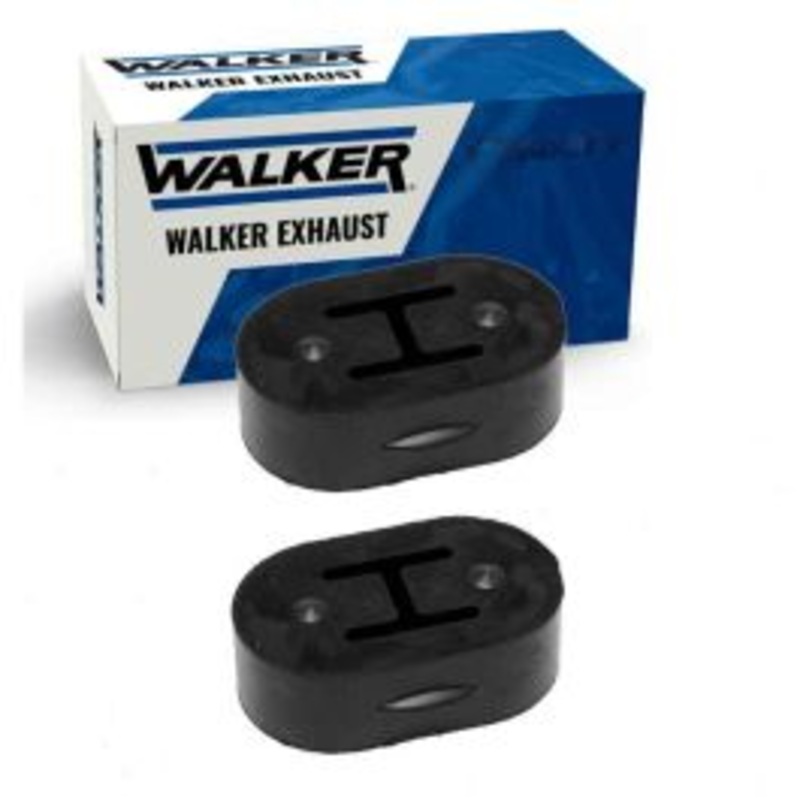 2 pc Walker Resonator Assm Exhaust System Insulators for 1988-1991 Honda CRX 1.5L 1.6L L4