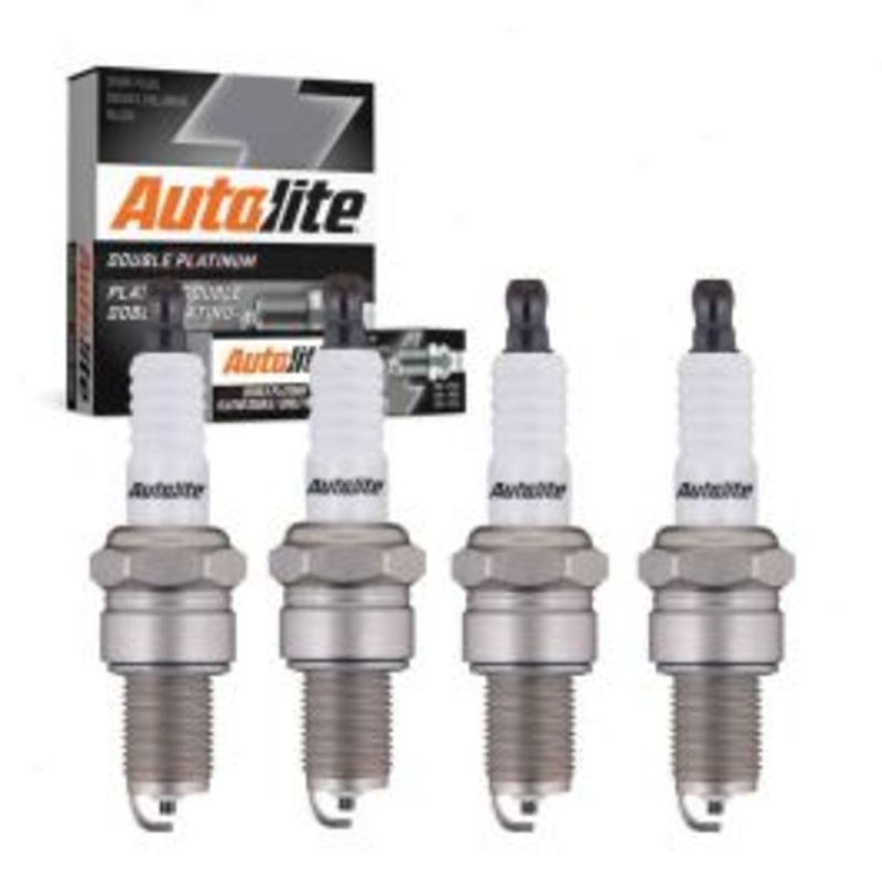 4 pc Autolite Double Platinum Spark Plug for 1985-1986 Chevrolet Spectrum