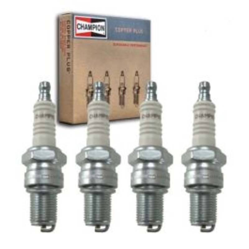 4 pc Champion Copper Plus Spark Plugs for 1956-1961 Abarth 750 0.7L L4