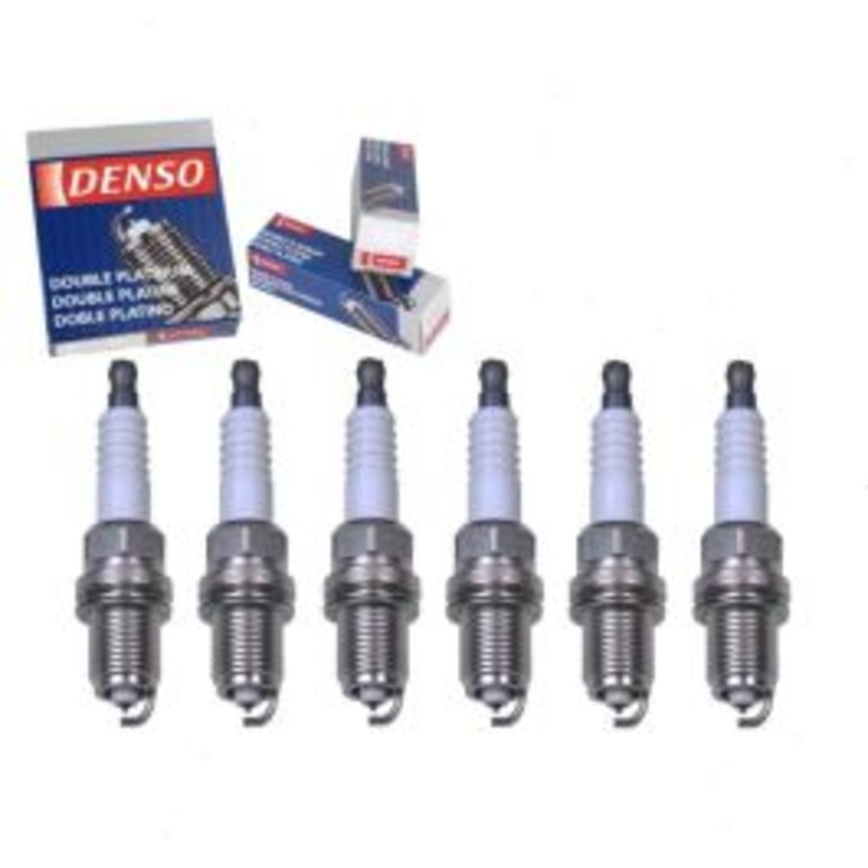 6 pc DENSO Double Platinum Spark Plugs for 1993-1996 Isuzu Rodeo 3.2L V6